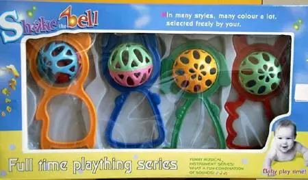 Child rattles “Shake the bell – Full time plaything series” 