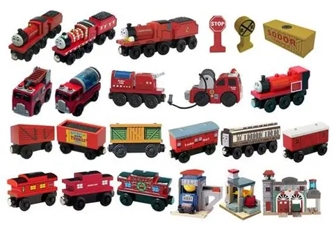 Деревянные игрушки - различные деревянные железнодорожные игрушки Thomas & Friends™