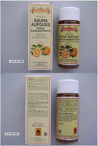 Sauna fragrance - Orange-Black Pepper sauna fragrance
