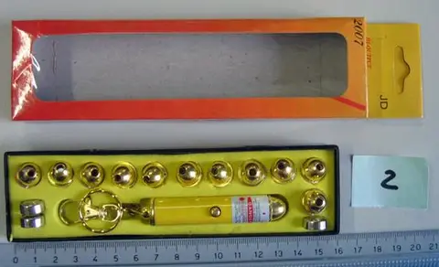 Лазерные указки - HI-output key chain laser 2007 - класс III