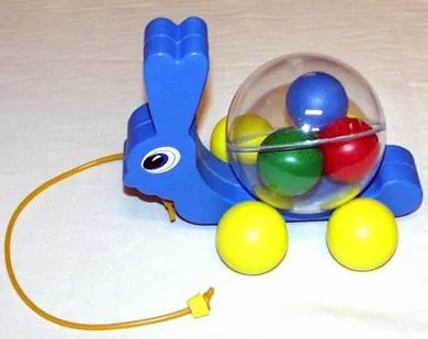 Toy pull-along toy rabbit “Walk Baby” 