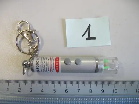 Лазерные указки - «Multifunctional seven-coloured light LED and laser pointer»