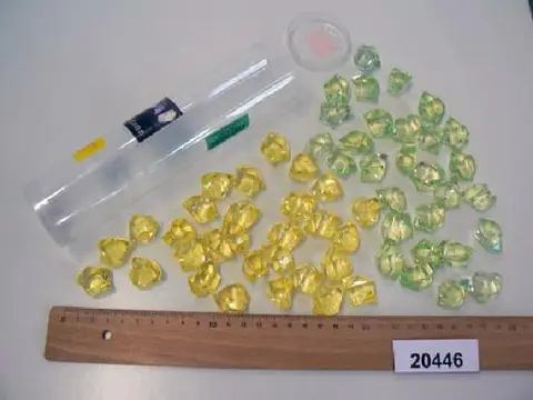 Marble stone (yellow and green decorative stones)
