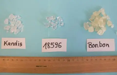 White decorative stones