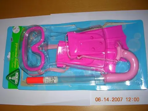 Set for swimming - "Maisy mermaid snorkel set"