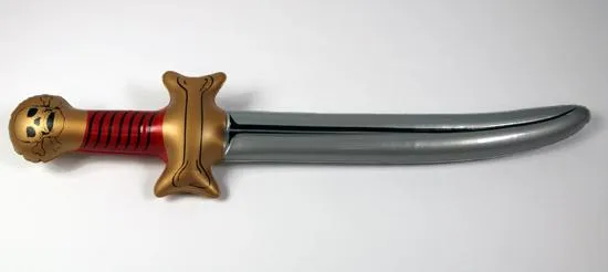 Inflatable plastic sword "Pirates of the Caribbean"