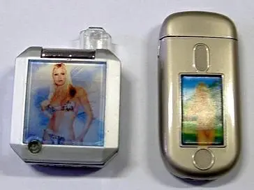 Novelty gas lighter looking like a toy