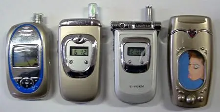 Novelty gas lighters looking like a toy