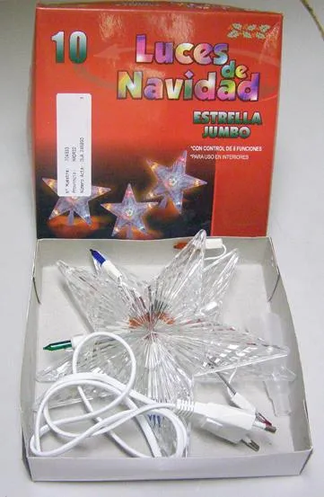 Световая гирлянда - Luces de Navidad Estrella Jumbo