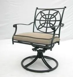 Swivel chairs - Henley Pack of 2 Swivel Chairs (with cushions)