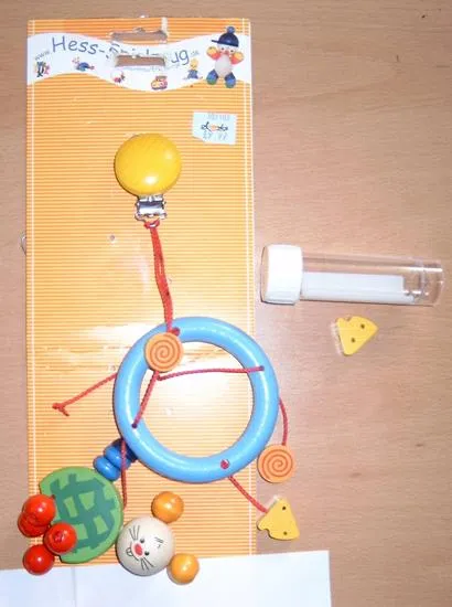 Деревянная игрушка - деревянная игрушка с клипсой