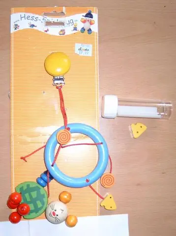 Деревянная игрушка - деревянная игрушка с клипсой