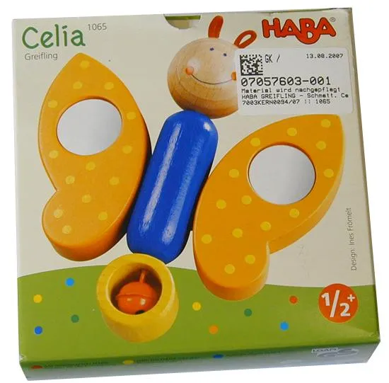 Деревянная игрушка - HABA Greifling Schmetterling Celia