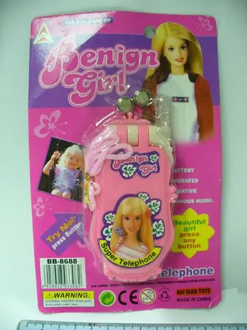 Игрушечный мобильный телефон - Benign Girl Toy Mobile Phone