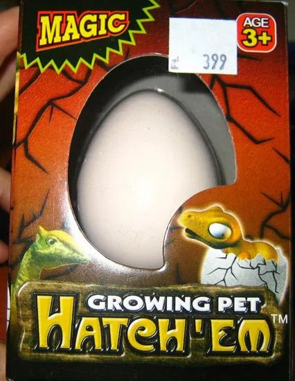 Увеличивающиеся в размере игрушки - Magic Growing Pet Egg.