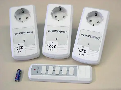 Розетки с дистанционным управлением.