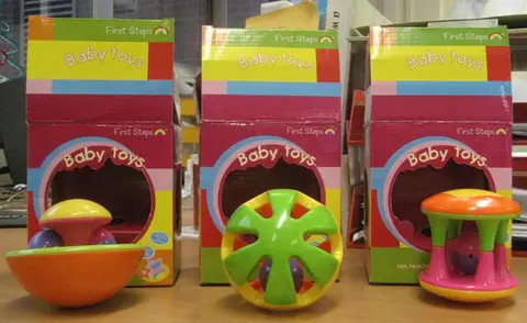 Baby toys - roller rattle