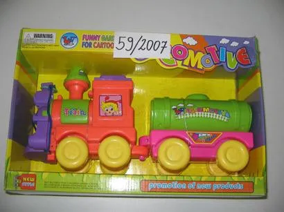 A pull along train