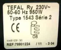 Electric 950W grill “TEFAL”