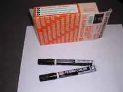 Permanent markers “ZIG Permacolor - Waterproof marker”