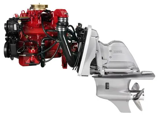 Бензиновый двигатель - Бензиновые угловые колонки Volvo Penta
