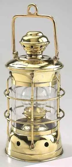 Decorative oil lantern “Brass oil lantern / brass petrol lantern” 
