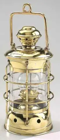 Decorative oil lantern “Brass oil lantern / brass petrol lantern” 