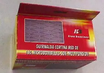Рождественская гирлянда «Guirlanda cortina red de 160 microbombillas con multifunction»