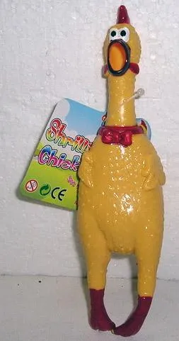 Toy Plastic "Shrilling chicken"