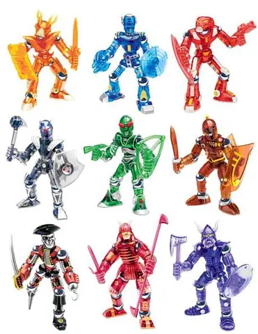 Toys with magnets – Magnetix MagnaMan magnetic action figures.
