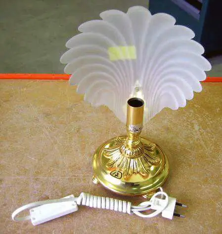 Desk lamp with vertical translucent lampshade “Astrolustre - Desk lamp”