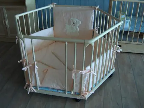 Wooden playpen