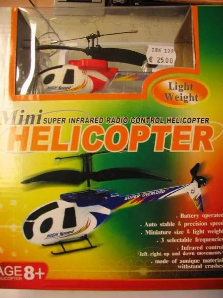 Мини-вертолёт на радиоуправлении - Mini super infrared radio controlled helicopter