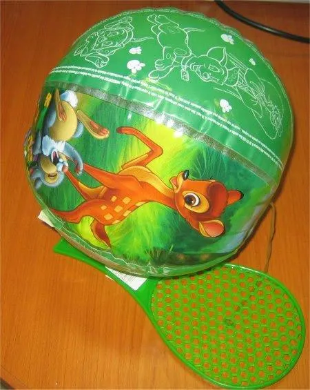 Ball and racket