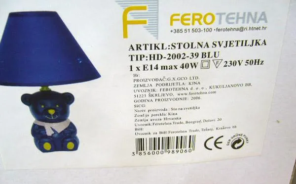 Portable lamp for children