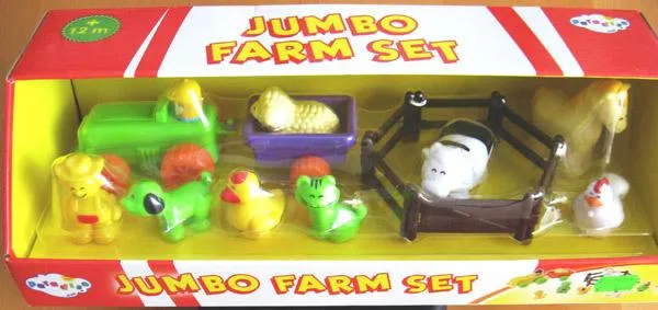 Set of plastic toys - Jumbo Farm Set