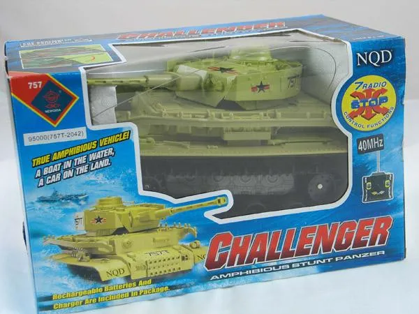 Plastic toy vehicles: 1. Challenger : Amphibious stunt panzer, 2. F1 Racing : Formula 1 racing car series 3. Racing series.