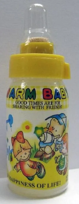 Glue in the form of a baby's bottle