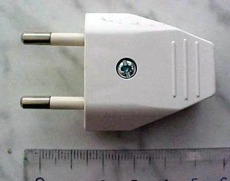 Flat type plug “Mains supply plug for Class II appliances / SOLERA” 