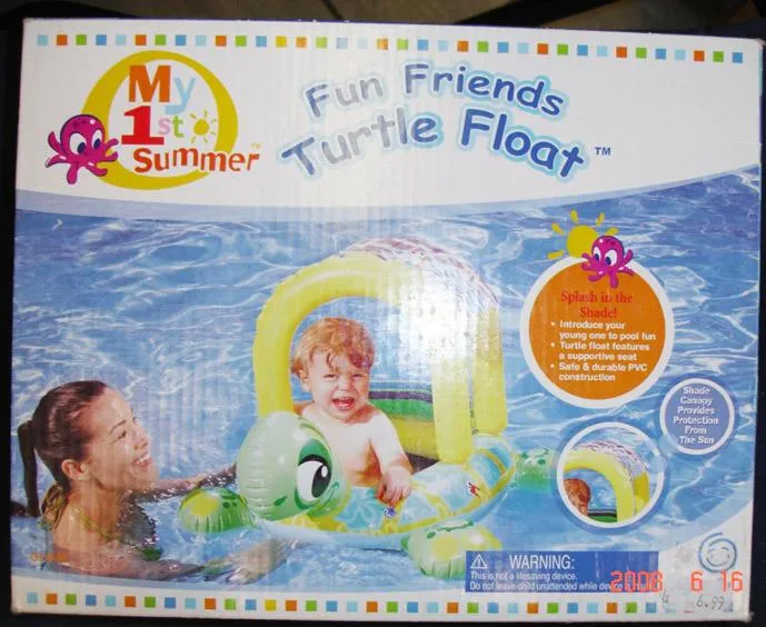 Пластиковые надувные игрушки - Fun Friends Turtle Float