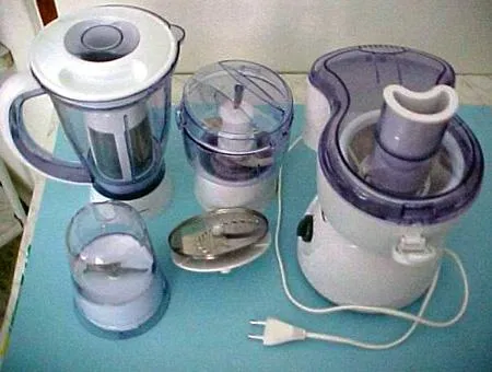 Multi functional electric kitchen food processor "Domotec" 