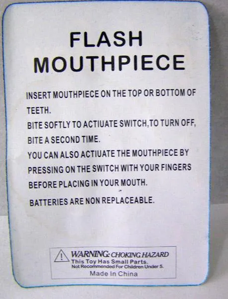 Mouth light – Flash mouthpiece
