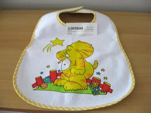 Baby's bib "Kiti"