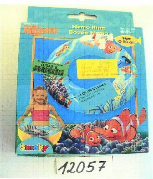 Надувной круг для плавания - «Nemo Ring - Bouée Nemo»