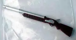 Novelty lighter in the form of rifles