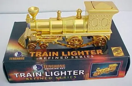 Novelty lighter in the form of a locomotive