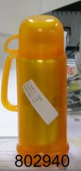 Orange thermos flask