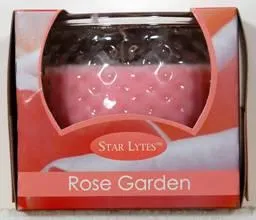 Candles - Star Lytes ‘Rose Garden’ Scented candle