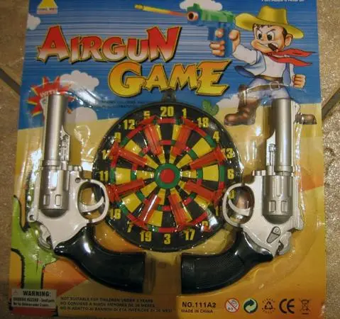 Набор игрушечных пистолетов со стрелами - Airgun Game