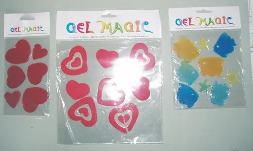 Gel decorative stickers